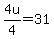 4u%2F4=31
