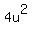 4u%5E2