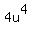4u%5E4