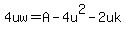 4uw=A-4u%5E2-2uk