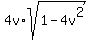4v%2Asqrt%281-4v%5E2%29