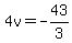 4v=-43%2F3