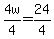 4w%2F4=24%2F4