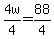 4w%2F4=88%2F4