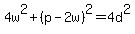 4w%5E2%2B%28p-2w%29%5E2=4d%5E2