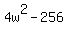4w%5E2-256
