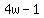 4w+-+1%29%282w+%2B+1%29+=+0