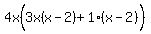 4x%283x%28x-2%29%5E%22%22%2B1%28x-2%29%5E%22%22%29