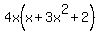 4x%28x%2B3x%5E2%2B2%29