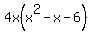 4x%28x%5E2-x-6%29