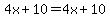 4x%2B10=4x%2B10