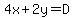 4x%2B2y=D