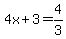4x%2B3+=+4%2F3