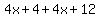 4x%2B4%2B4x%2B12