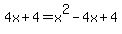4x%2B4=x%5E2-4x%2B4