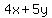 4x%2B5y
