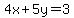 4x%2B5y=3