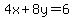 4x%2B8y=6