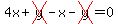 4x%2Bcross%28y%29-x-cross%28y%29=0