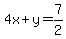 4x%2By=7%2F2