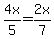 4x%2F5=2x%2F7