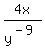 4x%2Fy%5E%28-9%29