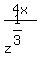 4x%2Fz%5E%281%2F3%29
