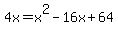 4x=x%5E2-16x%2B64
