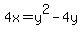 4x=y%5E2-4y