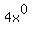 4x%5E0