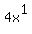 4x%5E1