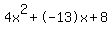 4x%5E2%2B-13x%2B8