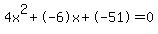 4x%5E2%2B-6x%2B-51+=+0