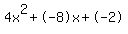 4x%5E2%2B-8x%2B-2