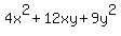 4x%5E2%2B12xy%2B9y%5E2