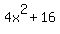 4x%5E2%2B16