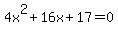 4x%5E2%2B16x%2B17=0