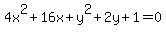 4x%5E2%2B16x%2By%5E2%2B2y%2B1=0