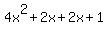 4x%5E2%2B2x%2B2x%2B1
