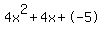 4x%5E2%2B4x%2B-5