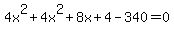 4x%5E2%2B4x%5E2%2B8x%2B4-340=0