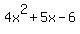 4x%5E2%2B5x-6