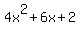 4x%5E2%2B6x%2B2