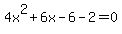 4x%5E2%2B6x-6-2=0