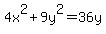 4x%5E2%2B9y%5E2=36y