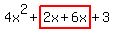 4x%5E2%2Bhighlight%282x%2B6x%29%2B3