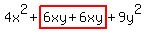 4x%5E2%2Bhighlight%286xy%2B6xy%29%2B9y%5E2