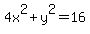 4x%5E2%2By%5E2=16