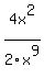 4x%5E2%2F2x%5E9
