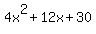 4x%5E2+%2B+12x+%2B+30